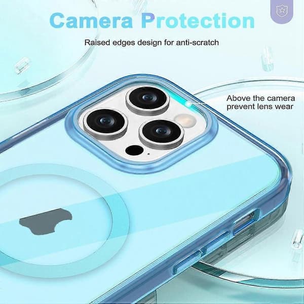 Fargerikt Magsafe Magnetisk PC + TPU-telefondeksel for iPhone 14 Pro Max