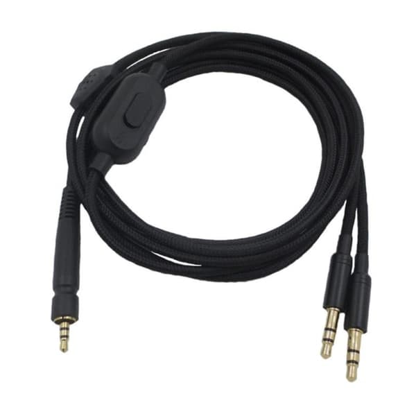 til Sennheiser- G4ME ONE GAME ZERO GSP350 500 600 stereo lydka Double plug version