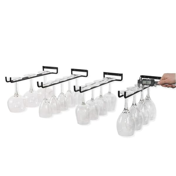Hængende glasholder - Vinstativ med 5 skinner til 13-18 glas