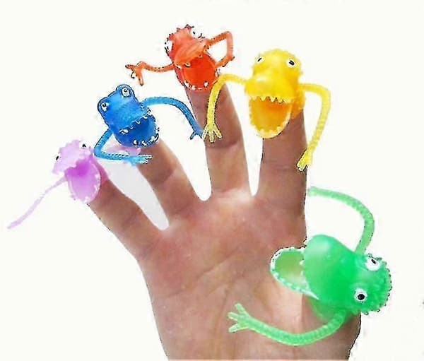 Monsterfingerdockor - Set om 10, dockor för barn, perfekt för kalaspåsar och barnpresenter