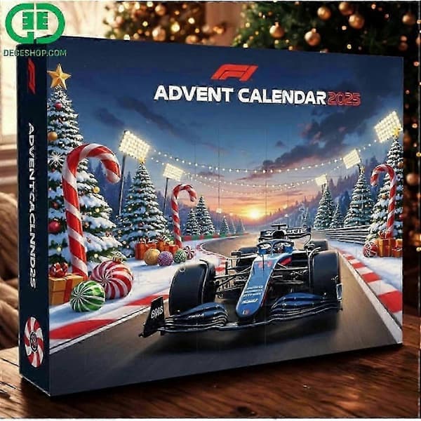 F1 Racing-tema adventskalender, blind box-overraskelse til juletiden