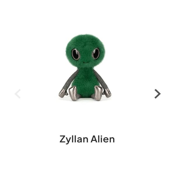 Jellycat plysdyr rumvæsen