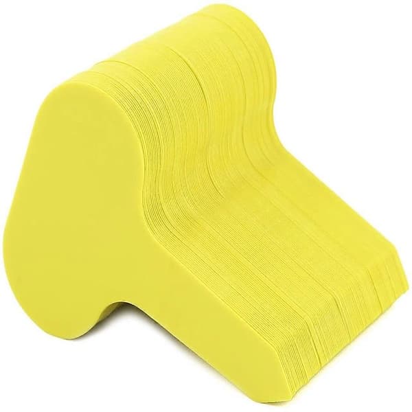 100 stk. Plast Planteetiketter Gul 5x7cm