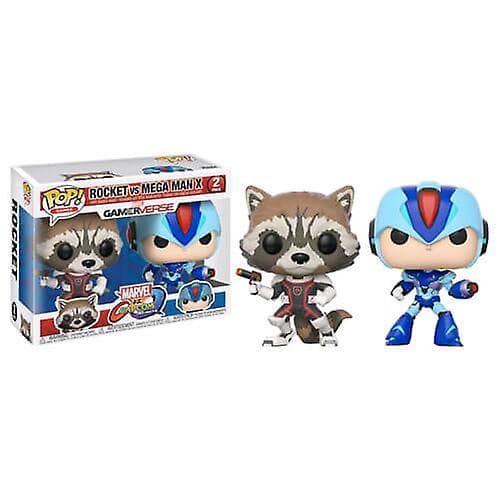 vs Capcom Infinite Rocket vs Mega Man X Pop! Vinylfigur 2-pakning Action Figure Adult