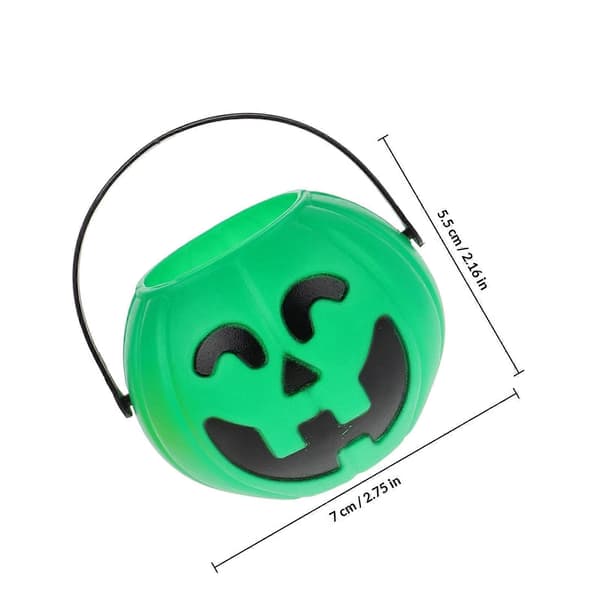 Halloween-godteribøtte i plast for oppbevaring, 6-pakning