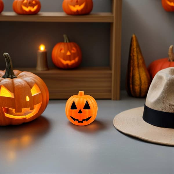 South gresskar-godteribeholder til Halloween, 20 stk. plastbeholdere for godteri