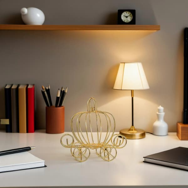 Halloween-godislåda i järn, pumpavagn för godisförvaring, 8 st