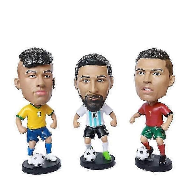 e Fotballstjerne dukke bilpynt for gutter gave C Ronaldo stjerne ukentlig figur bobblehead dukke