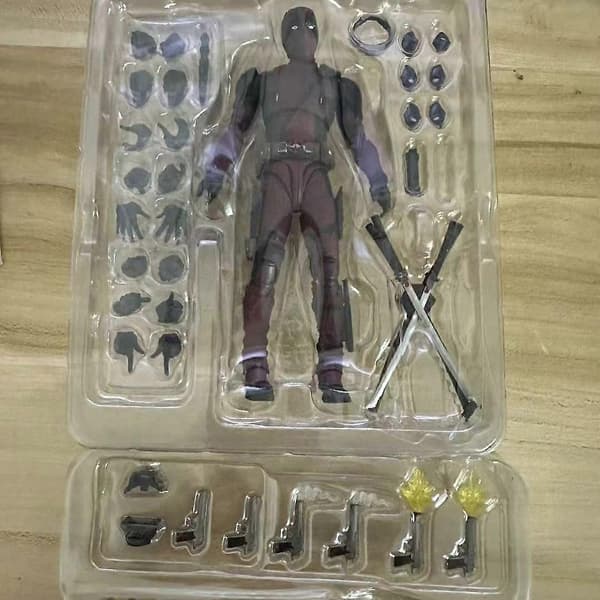 Nytt univers DEADPOOL Deadpool 2 SHF Deadpool ledd actionfigurmodell