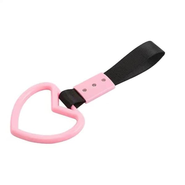 Ring Hjerte JDM Togbuss Håndtak Håndstropp PVC Plast Drift Ch D2