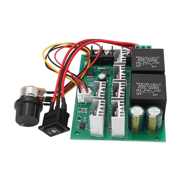 DC-motorstyring Børstehastighetskontroll Justerbar CW CCW-bryter Stor vridning 40A 10‑50V[XJ]
