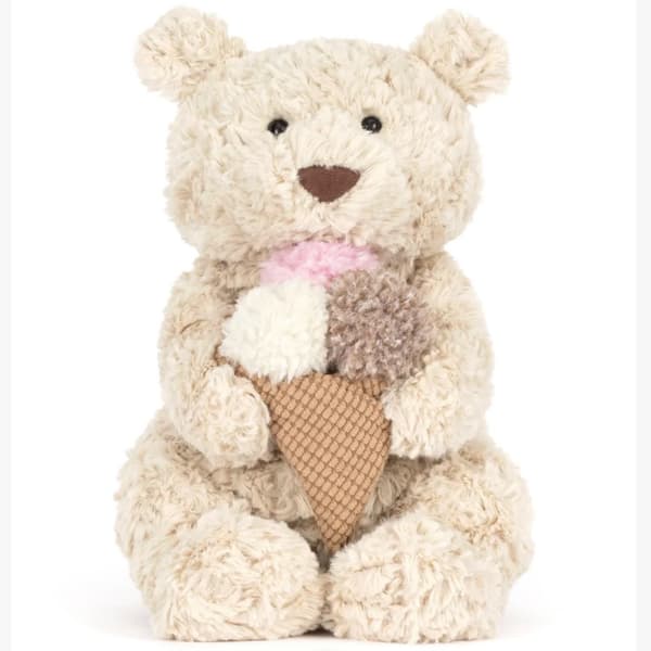 Jellycat Jäätelökarhu Pehmolelu Ice Cream Bear