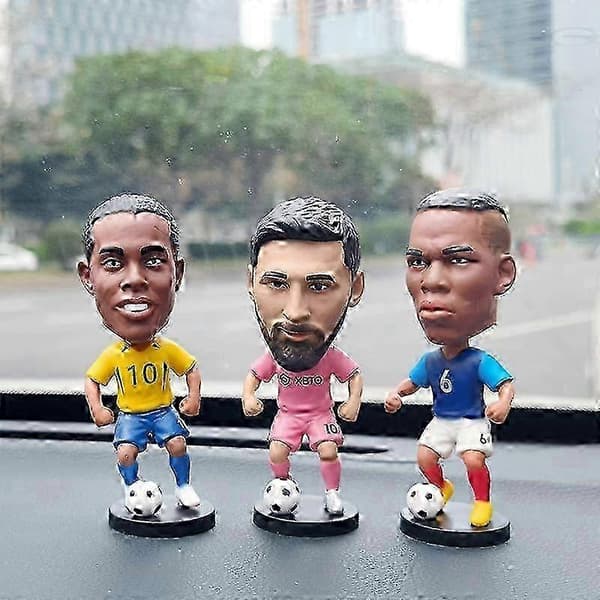 e Fotballstjerne dukke bilpynt for gutter gave C Ronaldo stjerne ukentlig figur bobblehead dukke