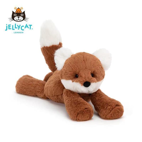 Jellycat Smage Fox plyschleksak, 5 cm Smage Fox Tiny 5cm