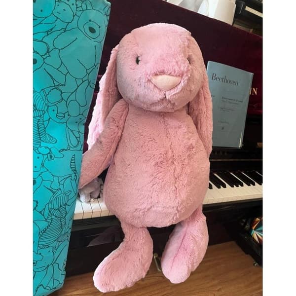 Jellycat Kanin (dyb pink)