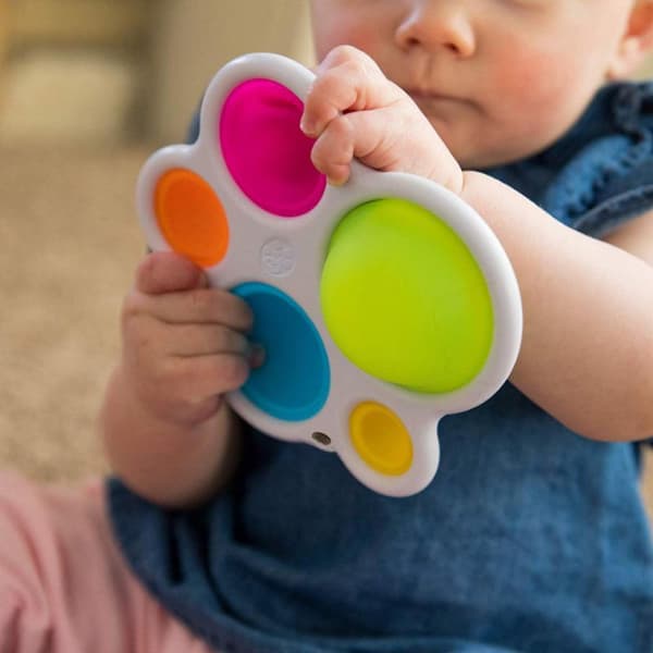2-pakning - Enkle Dimple Pop It Fidgetleker - Leke
