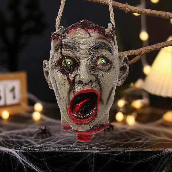 Skummel Halloween-godteribøtte for fest og hjemsøkt hus One Size