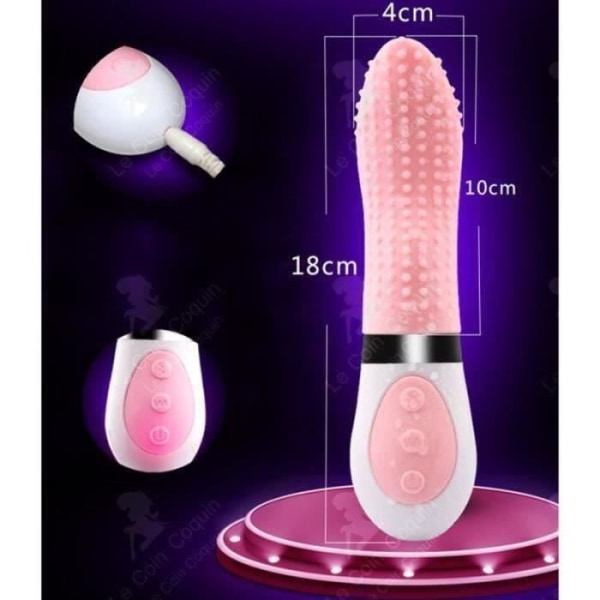 BH LCC Kvinnlig Klitoris Vibrator Kraftfull Par Tunga Onani Vibration Stick Slidan