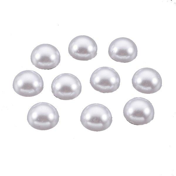 200 halvrunda pärlor 9 mm halvpärlor