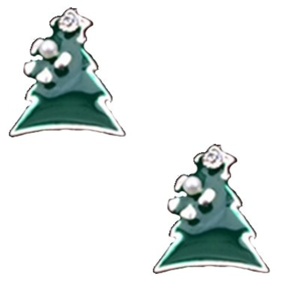 3 mini söta små granar Nageldekor