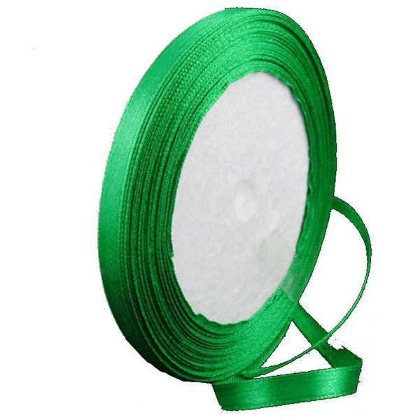 15 meter grön sidenband 10 mm