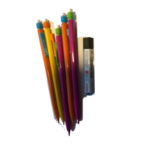 3 Stiftpennor med stift 0,9 mm