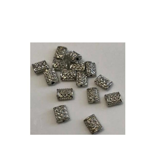 75 små alloy pärlor keltiska kuddar