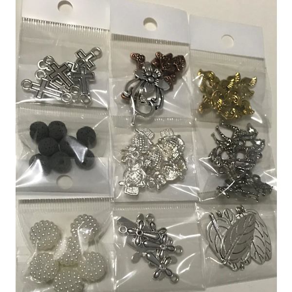 Pärlor storpack 25 påsar mix pyssel blandfärg