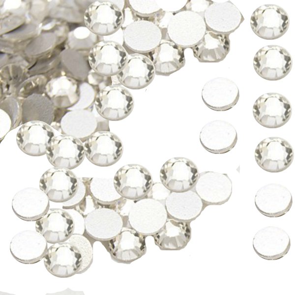 glas rhinestones 1400 st 1,6 mm klara