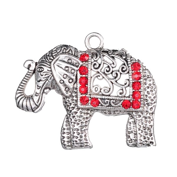 1 gullig elefant berlock smycke