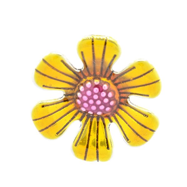 2 st söta hängen blommor emaljerade