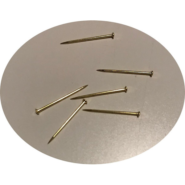 700 pärlnålar pärlstift guld korta 16 mm