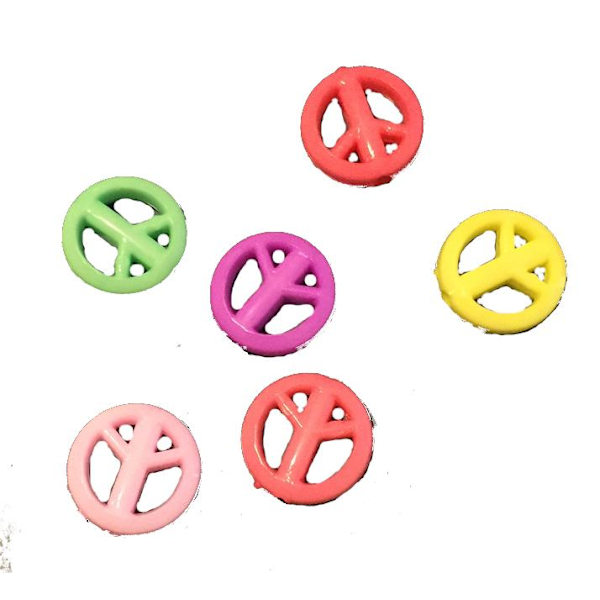 pyssel pärlor hjärta rund peace mixpaket