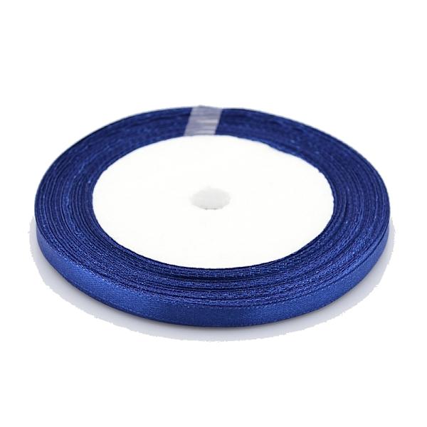 1 rulle 6 mm sidenband 15 meter blå