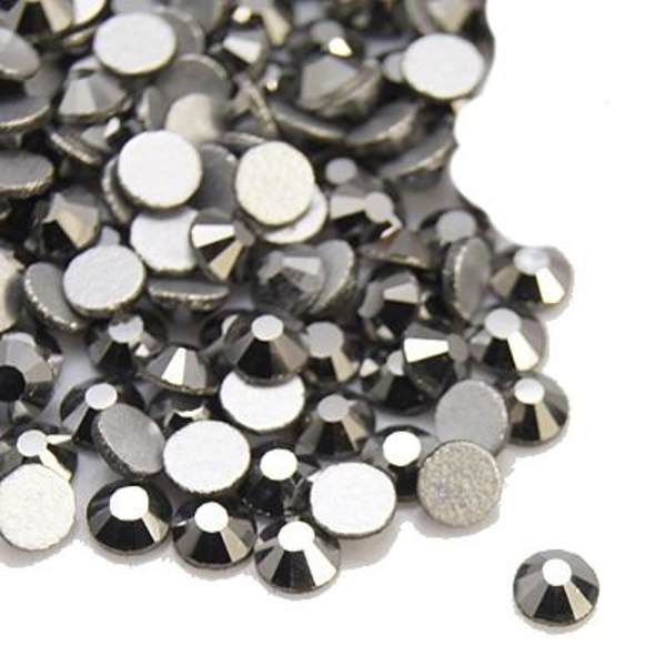 1400 glas rhinestones hematit bling 2,3 mm