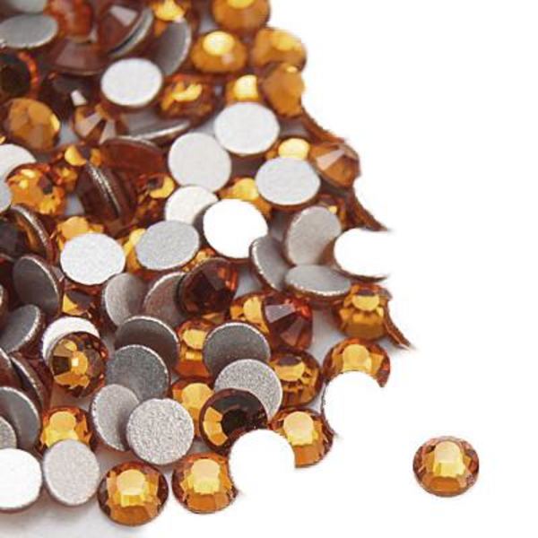 1400 st glas rhinestones 2,7 mm guld