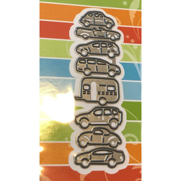 Dies scrapbooking retro nya bilar stansar