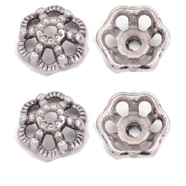 tibetansilver pärlhattar 100 stycken