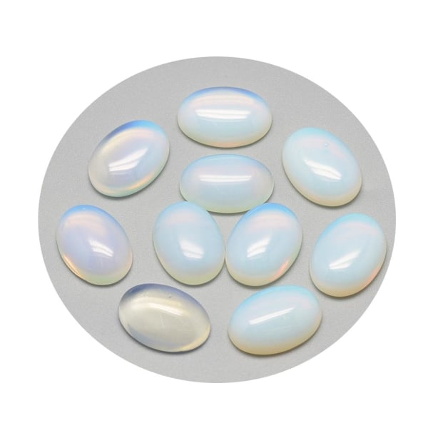 5 halvpärlor cabochoner Opal oval