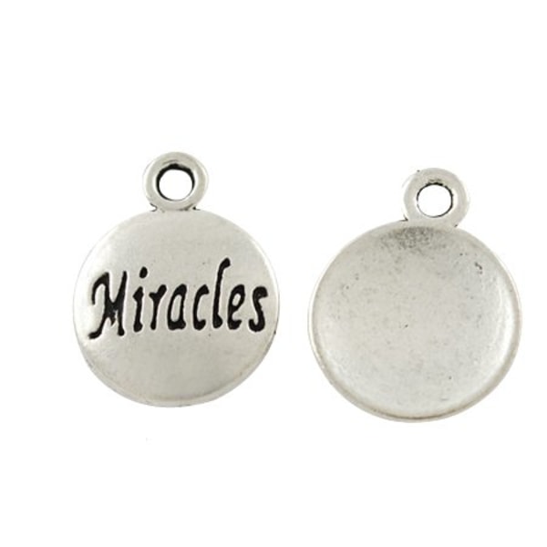 40 berlocker miracles antik metall ljus