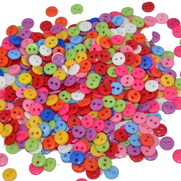 3 sorters mix fina knappar 75 st, 25 per sort