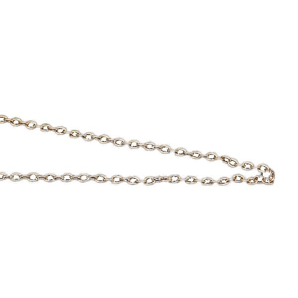 tunt halsband 18k guldplätering