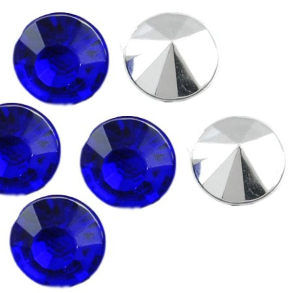 mini små diamat rhinestones blåa 2mm