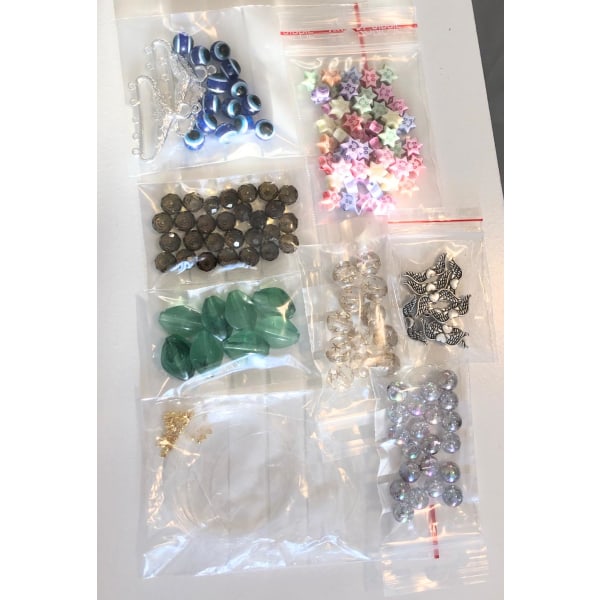 blandade pyssel fina pärlor prova på smyckestillverkning