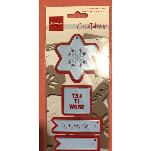 dies metall scrapbooking stans set let it snow