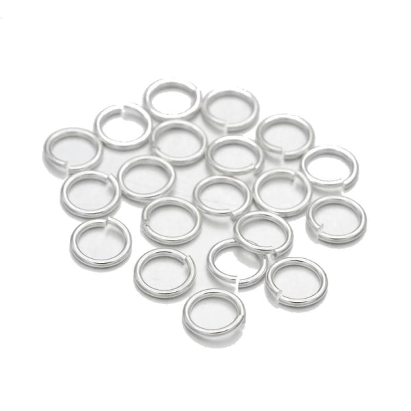 4 mm ringöglor silverfärg 250 st