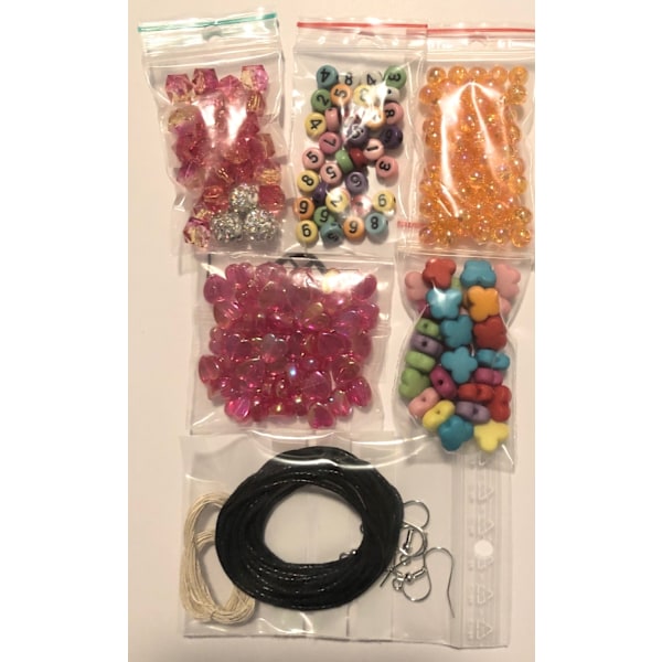 blandade tråd smyckespärlor lite mix