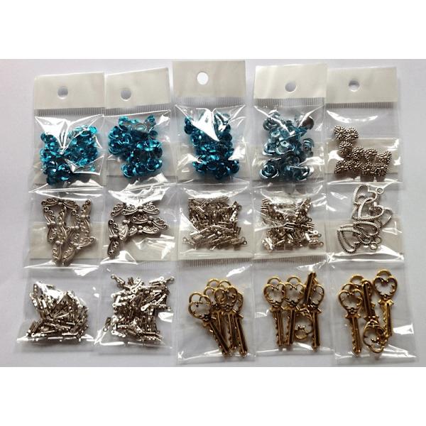 Pärlor storpack 25 påsar mix pyssel blandfärg