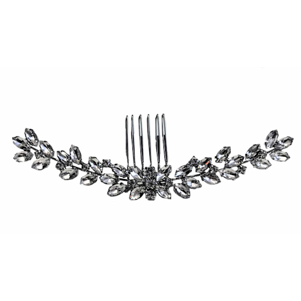 1 brud bal glas rhinestones hårkam hårprydnad diadem