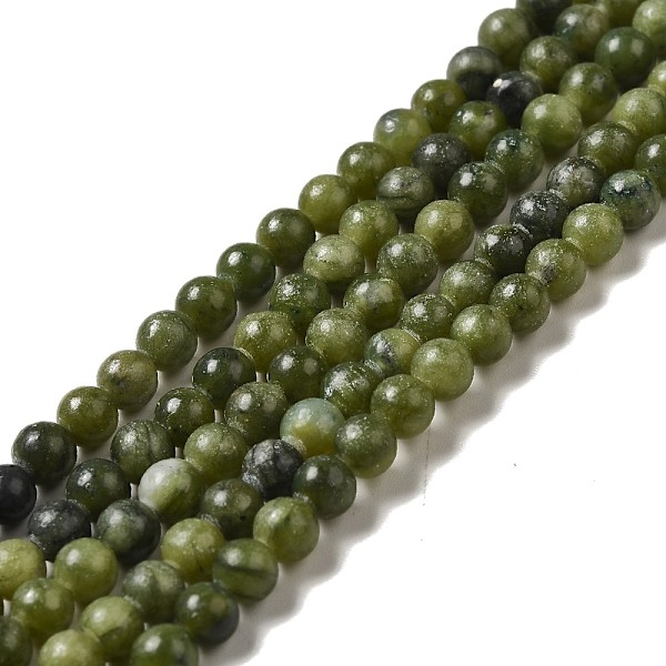 125 st jade 6 mm pärlor taiwan sort
